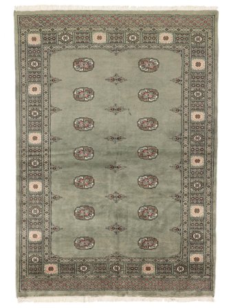 Pakistan Buchara 3Ply Teppich Handgeknüpft 139X198 Dunkelgelb/Braun Pakistan