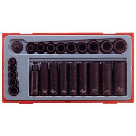Teng Tools TT9024 Voimahylsysarja 1/4", 24 osaa, Käsityökalut