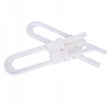 10 kappaleen sarja, laatikon lukko, huonekalulukko, valkoinen