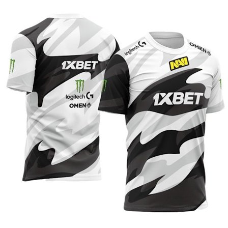 Ukrainska Natus Vincere CSGO kortärmad T-shirt herr