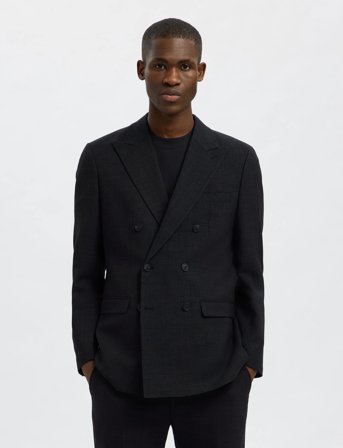 Selected Slhslim-Oasis Sun Db Blz - Black - 52