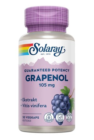 Solaray Grapenol 100 mg 30 kaps., Helse & Madvarer, Hjerte & Kredsløb, Kredsløb