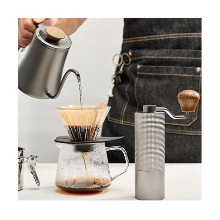 Manuel Kaffekværn Manuel Justerbar Stålkerne Burr Køkken Bærbar Espresso Mil