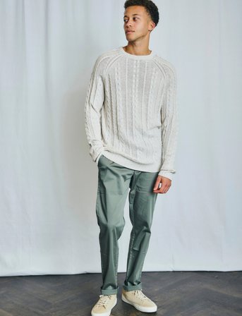 Bruun & Stengade Bs Odale Regular Fit Knitwear - Cream - L