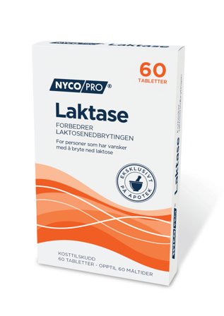 Nycopro laktase tabletter 60 stk