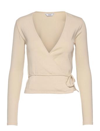 Enally Ls V-N Tee 5314 Bluse Langermet Rosa Envii