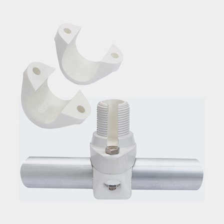 Glomex RA175 antennfäste nylon, Ø22, 25 & 32mm