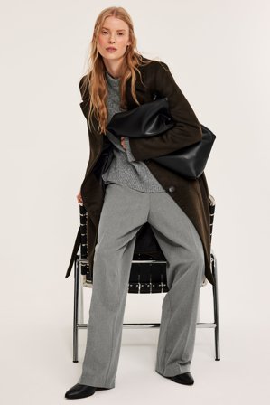 Kappahl | Spodnie garniturowe | Jasnoszary