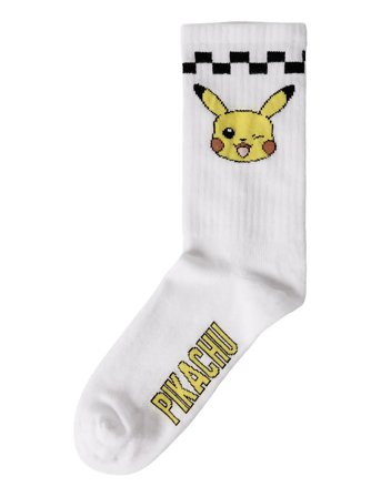 name it Nkmjanaka Pokemon Sock Sky - White - 37-39