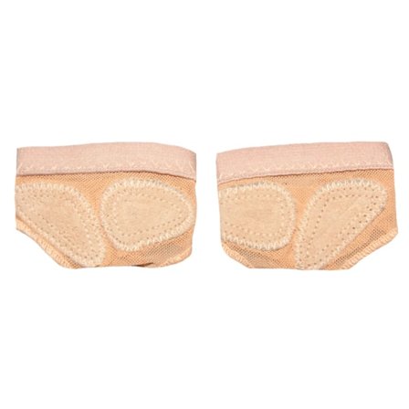 Silkeslena dam/damdansfotremmar (1 par) 5-6,5 UK naturliga