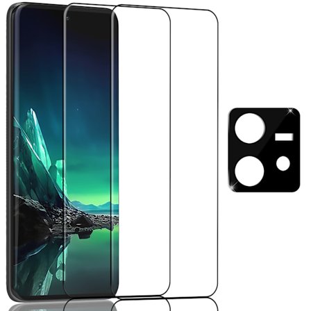 2-Pack Motorola Edge 40 Neo Näytönsuoja & 1-Pack linssinsuoja - Karkaistu Lasi 9H - Super laatu 3D