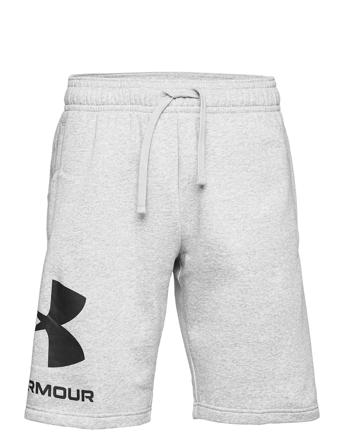 Ua Rival Flc Big Logo Shorts Shorts Sweat Shorts Grå Under Armour