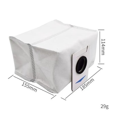 4 STK Erstatningsstøvpose Tilbehørssæt Passer til ECOVACS DEEBOT X1 Omni/X1 Turbo/X1 Plus Robotstøvsuger