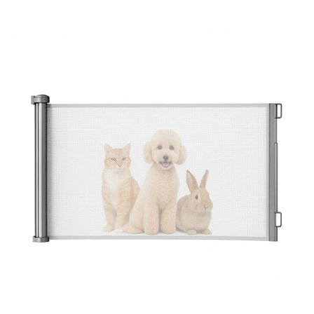 Sikkerhedsgitter / Hundegitter / Rullegardin-gitter – 85x157cm