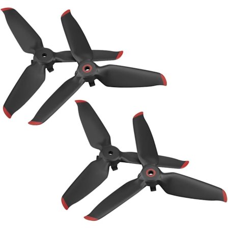 2 par FPV-propeller kompatibel med DJI FPV Combo Drone, propellervinger for View Drone UAV Quadcopter med 4K-kamera - rød kant