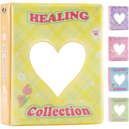 80 Fickor Mini Fotoalbum för Fujifilm Instax Mini 7s 8 8+ 9 25 26 50s 70 90 Instantkamera & Fotokortmapphållare Bok (Gul)