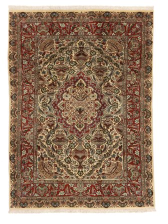 Kashmar Rug 195X269 Brown/Black Wool, Persia