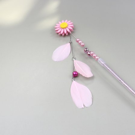 Gränsöverskridande ny fjäderkattleksak, klockkattleksak, älvkattleksak, söt kattleksak, husdjursartiklar