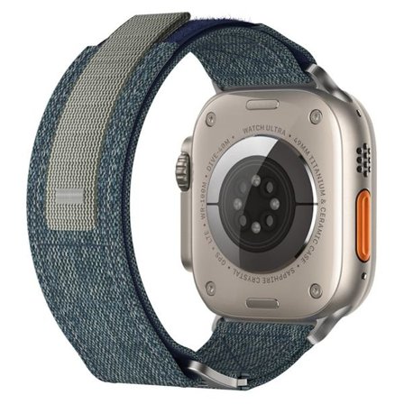 Apple Watch Ultra 2 Ultra 49mm / Series 9 8 7 45mm / 6 5 4 SE (2022) SE (2023) SE 44mm / 3 2 1 42mm Watch band Nylon Loop Strap - Blue