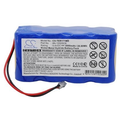 Batteri til medicinsk brug til Terumo TE-171, TE-172, infusionspumpe TE-171 og andre.