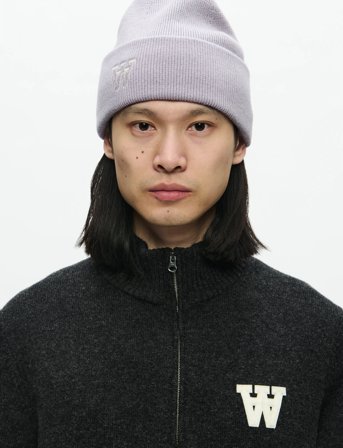 WOOD WOOD Wwpreston Beanie 25254 - Grey - ONE SIZE