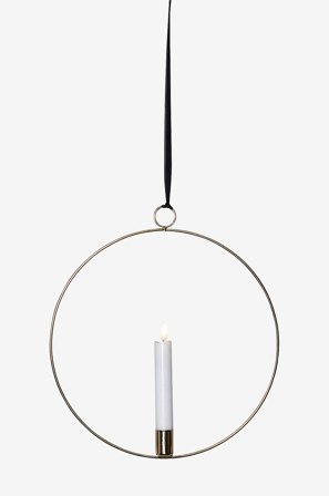 Star Trading - Inomhusdekoration Flamme ring - Mässing - Julpynt - Från Homeroom