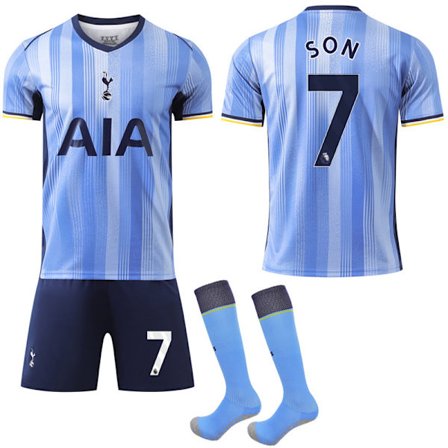 24-25 Tottenham Hotspur Ny Sæson Udebane Børnefodboldtrøje Nr. 7 SON