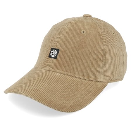 Element - Beige unconstructed Cappellino - Kids Icon Corduroy Kelp Dad Cap @ Hatstore