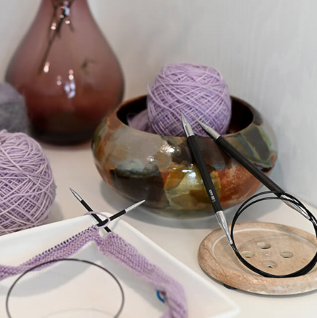 KnitPro Strikkepinne 60cm Karbon 2mm