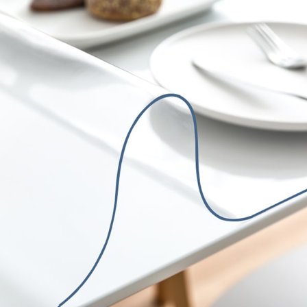 Gjennomsiktig stolmatte kontorstol gulvbeskytter 80x120cm hard