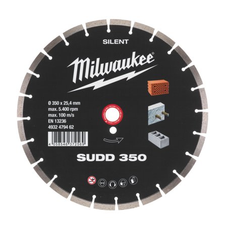 Milwaukee 4932479462 SUDD SILENT Kappeskive Skivediameter 350 mm, Maskintilbehør & forbruk
