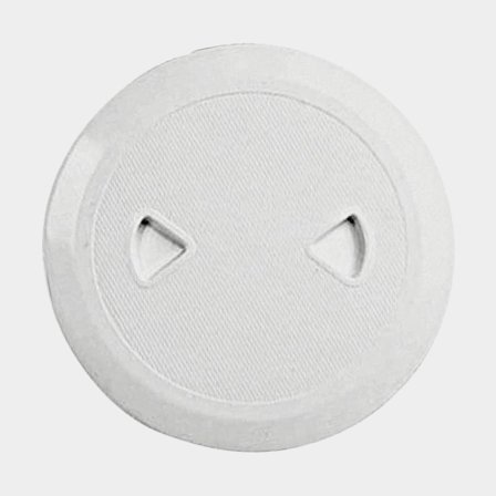 Kontrolní poklop Nuova Rade Inspection Hatch, kulatý, Ø187/133 mm, se šroubovacím víkem, bílý