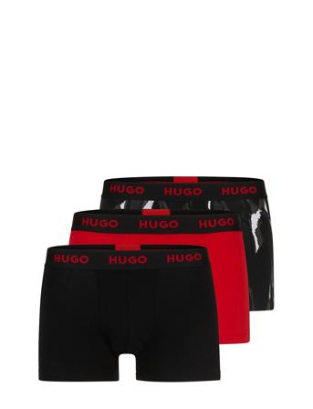 Trunk Triplet Design Designers Boxers Red HUGO