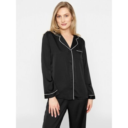 CCDK COPENHAGEN Josephine Pajamas Shirt Sovkläder Dam Svart M