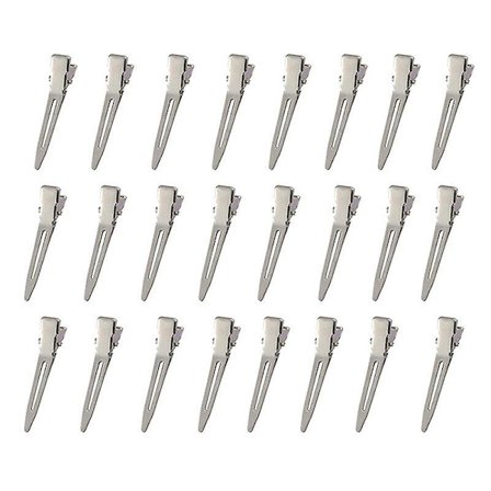 Metall Hårklipp Hårnåler Enkelt Hull Andebeak Hårklipp DIY Bølge Fluffy Krøller Hårstyling Verktøy