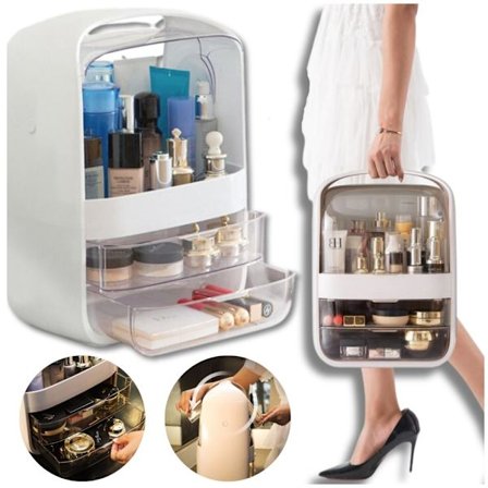 Organisatör kosmetika dam sminkväska smyckeskrin medicin stor xxl_MGF