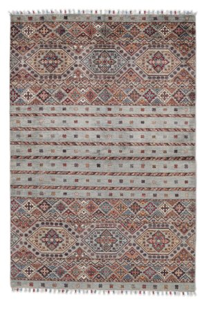 Shabargan Vloerkleed 103X153 Bruin/Donkerrood Wol, Afghanistan