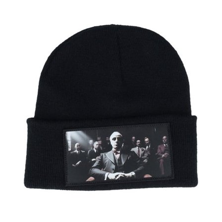 Calza Pennello - Svart cuff Beanie - Mob Boss Beanie Black Cuff @ Hatstore