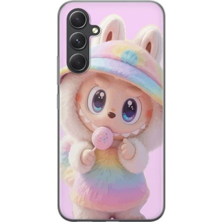 Yhteensopiva Puhelinkuori Samsung Galaxy A55 Monsteri pupunukke vinyylihahmo hauskoilla ilmeillä