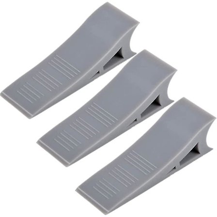 Gummidörrstopp, 3-pack tunga dörrstopp halkfria dörrhållare