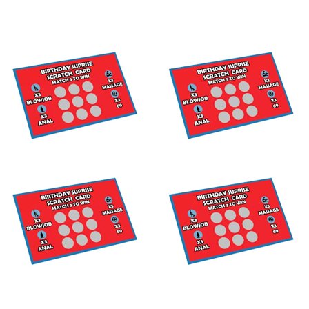 4x skrabelod til voksne, julefrokostspil, juleskrabelod, gave