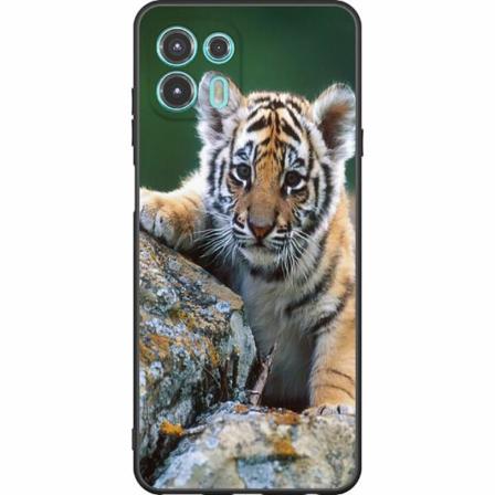 Motorola Edge 20 Lite Svart Skal Tiger