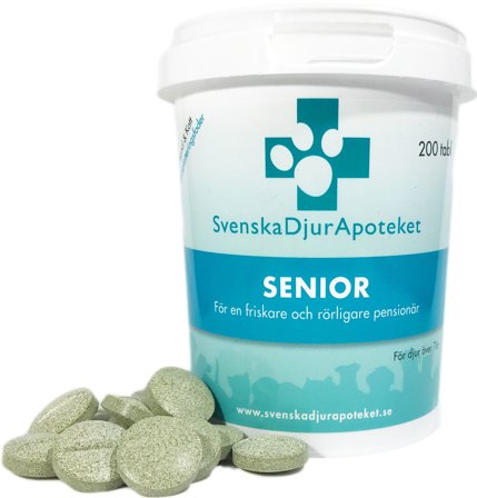 Svenska DjurApoteket Senior 200 tab - Svenska DjurApoteket