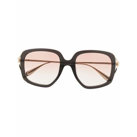 Alexander McQueen, Sunglasses Bruin, Dames, Maat:ONE Size