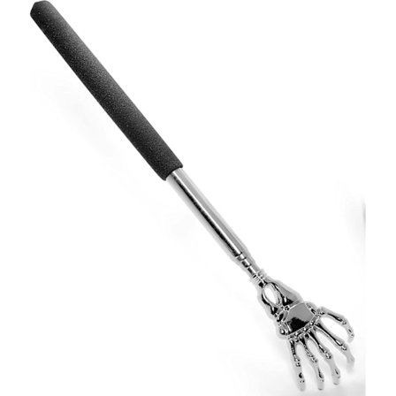 Komfortabelt værktøj til lindring af rygsmerter, udtrækkeligt design for optimal rækkevidde, bjørnekloformet håndrygger til ryg og hoved, 