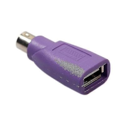 USB Hona Till PS/2 Mus Tangentbord Konverter Hane Adapter Dator