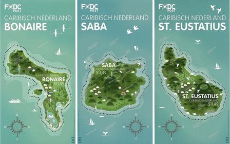 Caribisk Nederlandene 2016 - NVPH 100-102 - Miniark - Postfrisk