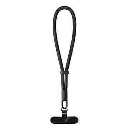 Telefon Lanyard Auto Låsende Design Rem til Mænd og Kvinder Universal Mobiltelefon Lanyard Rem med Tether Tabs Justerbar Sort