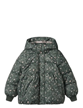 Puffer Jacket Karla Green Wheat