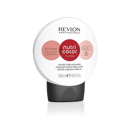 Revlon Professional Nutri Color Filters 600 Red 240 ml, Hår, Hårfarve, Washouts